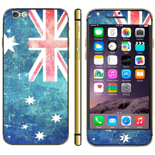 Australian Flag Pattern Mobile Phone Decal Stickers for iPhone 6 Plus & 6S Plus