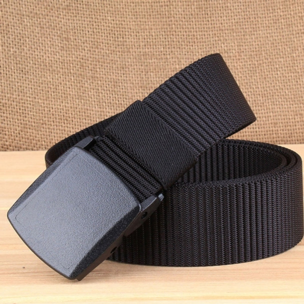 YKK 3.8cm Wide Outdoor Riding Hiking Sports Casual Style Multifunctional Nylon Waist Belt (Black)