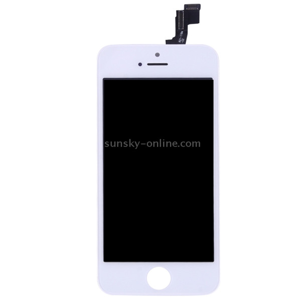 10 PCS LCD Screen and Digitizer Full Assembly for iPhone SE(White)
