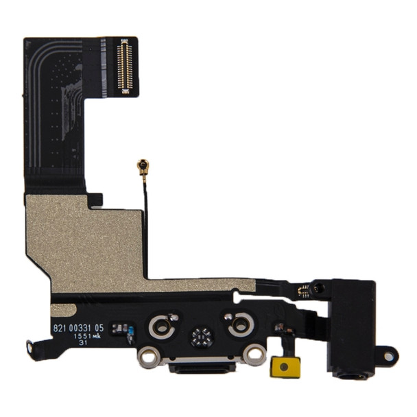 Original Charging Port + Audio Flex Cable for iPhone SE(Black)