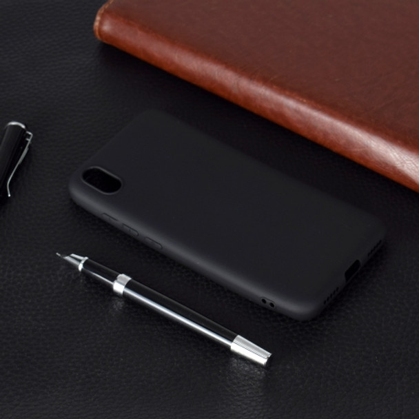 For Xiaomi Redmi 7A Candy Color TPU Case(Black)