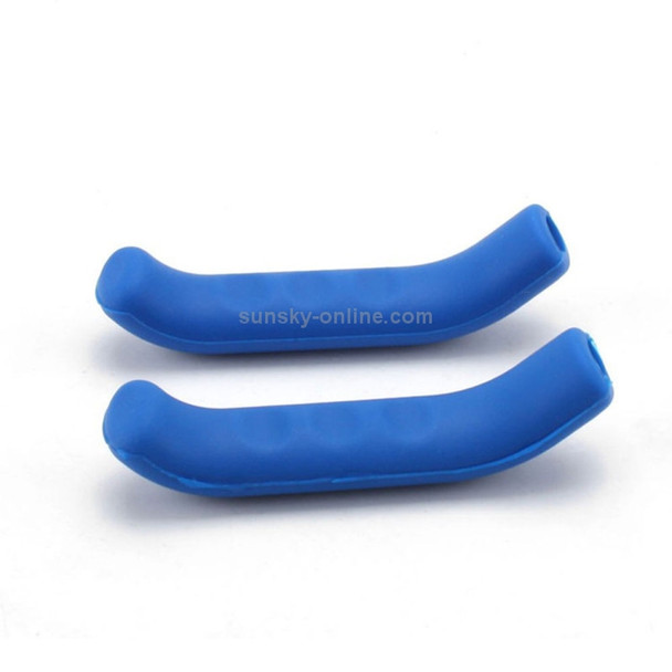 1Pair Universal Type Bicycle Brake Silicone Protection Covers(Blue)