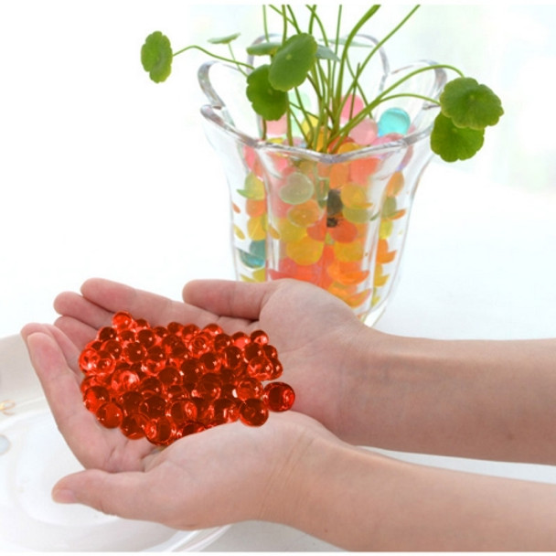 1000 PCS Home Decor Pearl Shaped Crystal Soil Water Beads Bio Gel Ball For Flower/Weeding Mud Grow Magic Jelly Balls(Red)