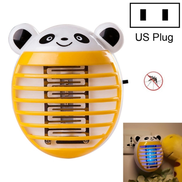 Cute Household Mosquito Killer Lamp LED Light Anti Mosquito Bug Zapper Insect Muggen Killer Night Light Colorful US Plug(Orange)