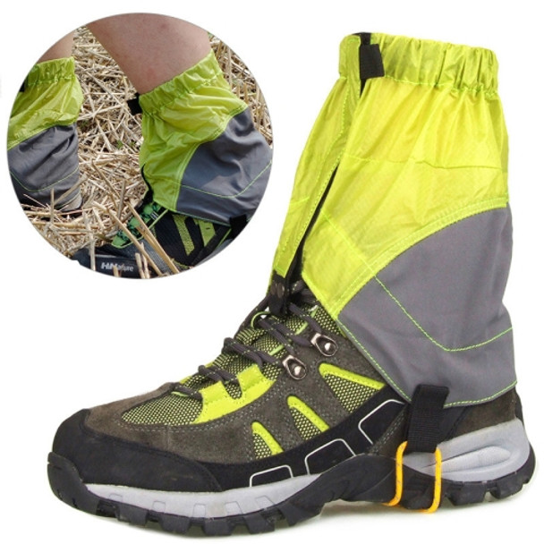 Outdoor Mountaineering Sandproof Waterproof Tearproof Legging Protective Case(Green )