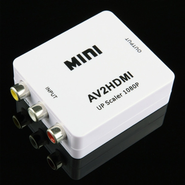 Mini CVBS/L+R Audio to HDMI Converter Adapter