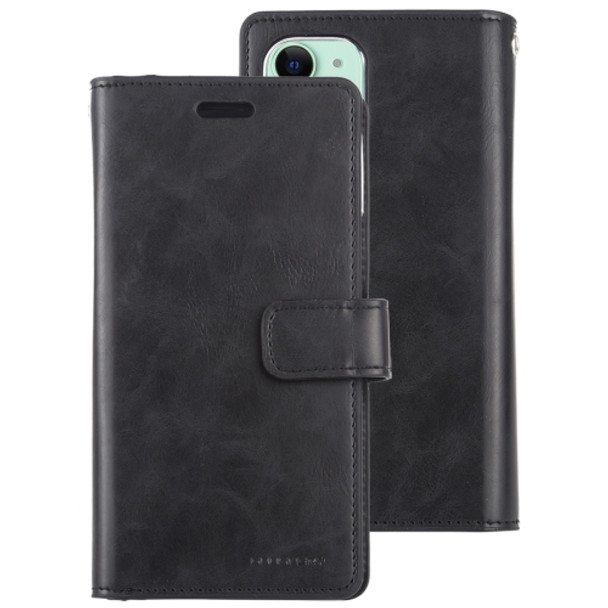 For iPhone 11 MERCURY GOOSPERY MANSOOR Horizontal Flip Leather Case with Holder & Card Slots & Wallet(Black)