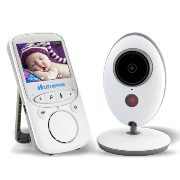 VB605 2.4 inch LCD 2.4GHz Wireless Surveillance Camera Baby Monitor, Support Two Way Talk Back, Night Vision(White)