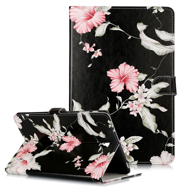 Colored Drawing Pattern Horizontal Flip PU Leather Case with Holder & Card Slots & Wallet For Galaxy Tab S4 10.5 / T830(Azalea)