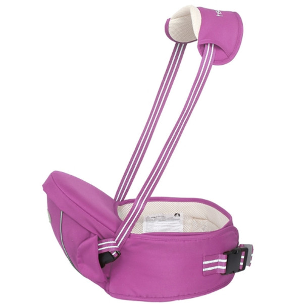 Ergonomic Baby Carrier with Hip Seat for Baby with Reflective Strip for 0-3 Years Old(Purple)