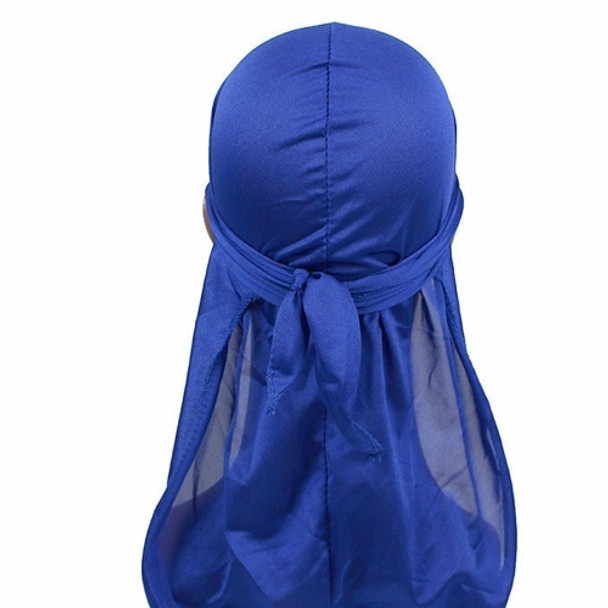 Male Street Basketball Headscarf Hip Hop Elastic Long-tailed Hat (Blue)