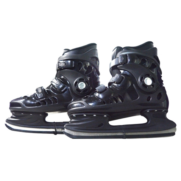 PVC + PP + Stainless Steel Skates Roller Skates, Size:37 Yards(Black)