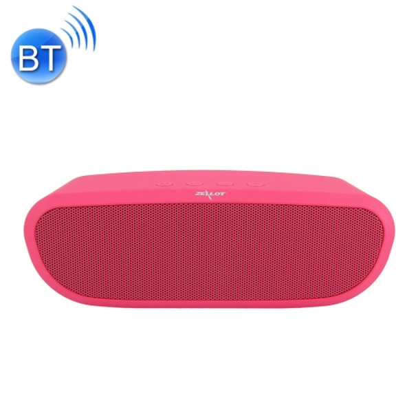 ZEALOT S9 Portable  Multifunctional Wireless Bluetooth Speaker, for iPhone & iPad, Support Hands-free Answer Phone & Wireless Transmission & FM Radio & TF Card & USB Port & 3.5mm Audio(Magenta)