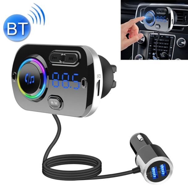 BC49BQ Car Digital Radio Receiver Bluetooth MP3 Player FM Transmitter Voice Assistant QC3.0 Quick Charger