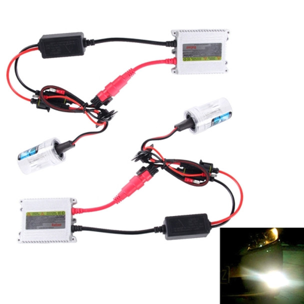 DC12V 35W 2x H11 Slim HID Xenon Light, High Intensity Discharge Lamp, Color Temperature: 8000K