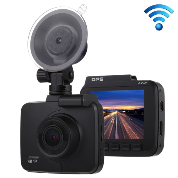 GS63H Car DVR Camera 2.4 inch LCD Screen HD 2880 x 2160P 150 Degree Wide Angle Viewing, Support Motion Detection / TF Card / G-Sensor / GPS / WiFi / HDMI(Black)