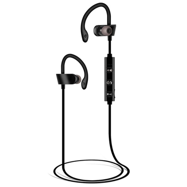 L4 Sports Hanging Bluetooth 4.1 Headset (Black)