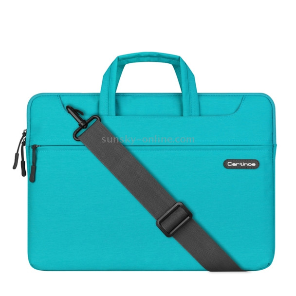 15.4 inch Cartinoe Starry Series Exquisite Zipper Portable Handheld Laptop Bag with Removable Shoulder Strap for MacBook, Lenovo and other Laptops, Internal Size:39.0x27.5x3.5cm(Blue)