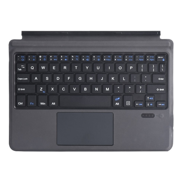 Magnetic Charging Bluetooth V3.0 Keyboard Super Fiber Fabric Case for Microsoft Surface GO 10 Inch(Black)