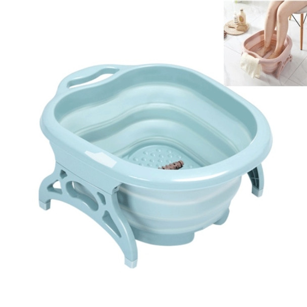 Household Foldable Foot Massage Foot Bath(Blue)