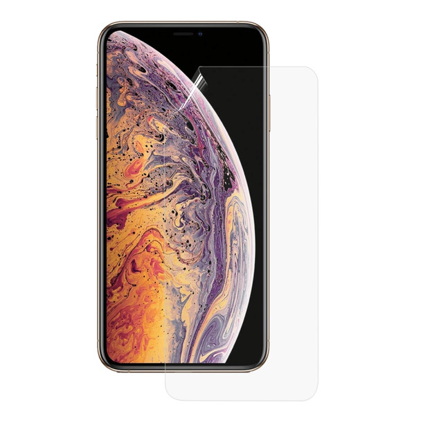 25 PCS Soft Hydrogel Film Full Cover Front Protector with Alcohol Cotton + Scratch Card for iPhone XS Max