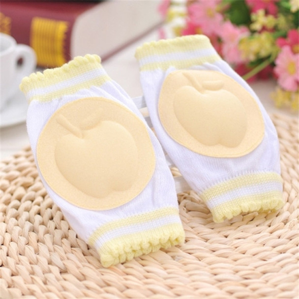 Baby Toddlers Learn To Walk Anti Slip Knee Protector Breathable Knee Pad(Yellow)