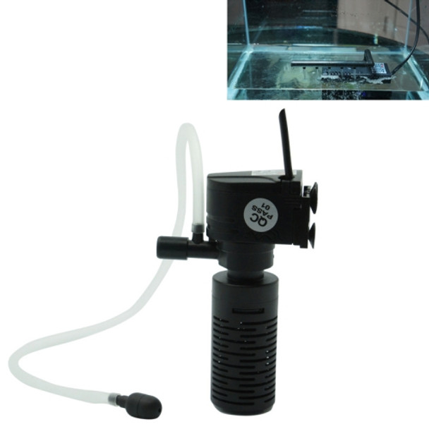 HX-200L 3W 300L/H Multi-function Mini Submersible Aquarium Water Pump Circulation Pump Fish Tank Internal Air Filter