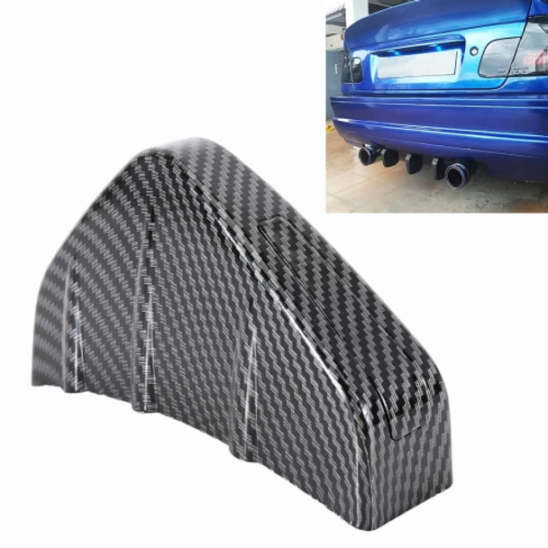 Universal Car-styling Carbon Fiber Texture Plastic Rear Spat Valance Lip