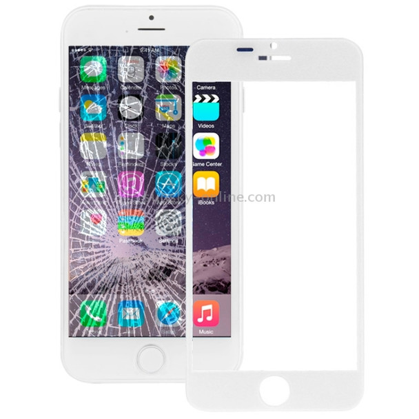 Front Screen Outer Glass Lens for iPhone 6 Plus (White)