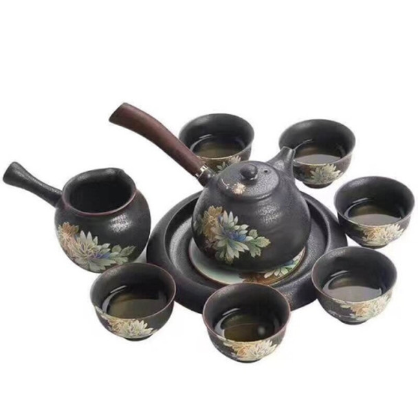 Imitation Ancient Kiln Ceramics Kung Fu Teapot Teacup Set