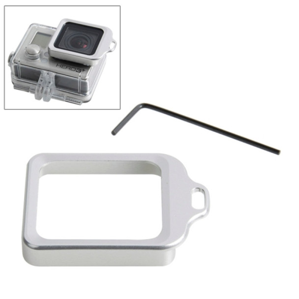 Lens Kit (Aluminum Lanyard Ring Mount & Screw Driver) for GoPro HERO 4 / 3+(Silver)
