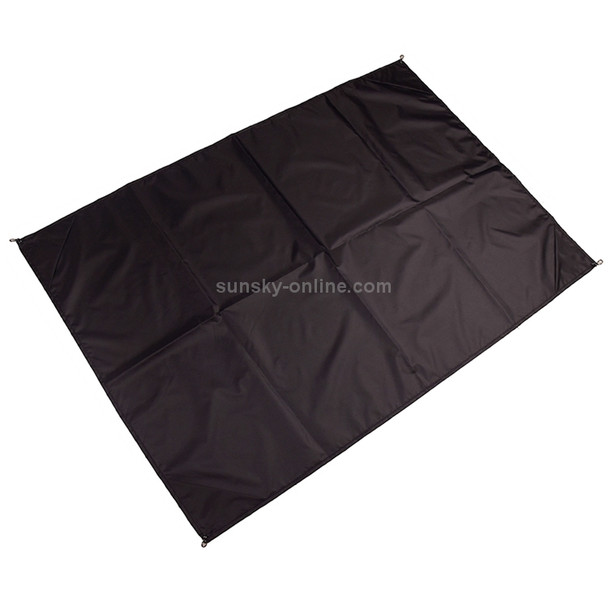 Outdoor Portable Waterproof Picnic Camping Mats Beach Blanket Mattress Mat 200cm*140cm(Black)