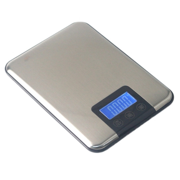 5kg x 1g Stainless Steel High Precision Kitchen Touch Electronic Scale, Load Bearing:5kg