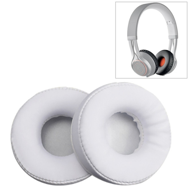 2 PCS For Jabra Move Revo Wireless Headphone Cushion Sponge Leather Cover Earmuffs Replacement Earpads(White)