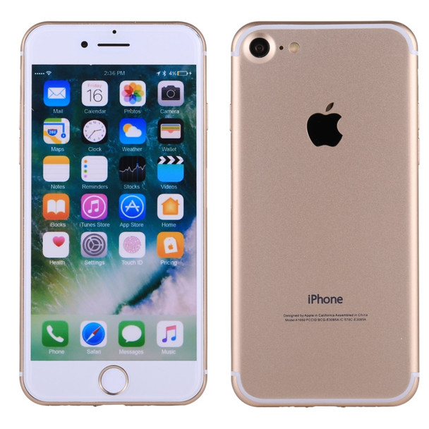For iPhone 7 Color Screen Non-Working Fake Dummy, Display Model(Gold)