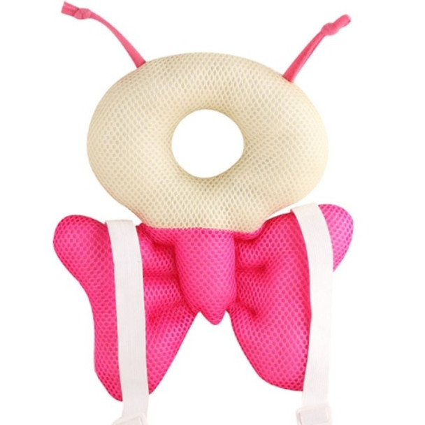 Baby Head Back Protector Safety Pad Pillow Toddler Harness Headgear(Pink)