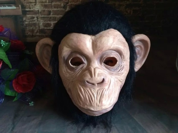 Popular Lovely Halloween Mask Masquerade Emulsion Western Gorilla Big Ear Monkey Mask for Men and Women