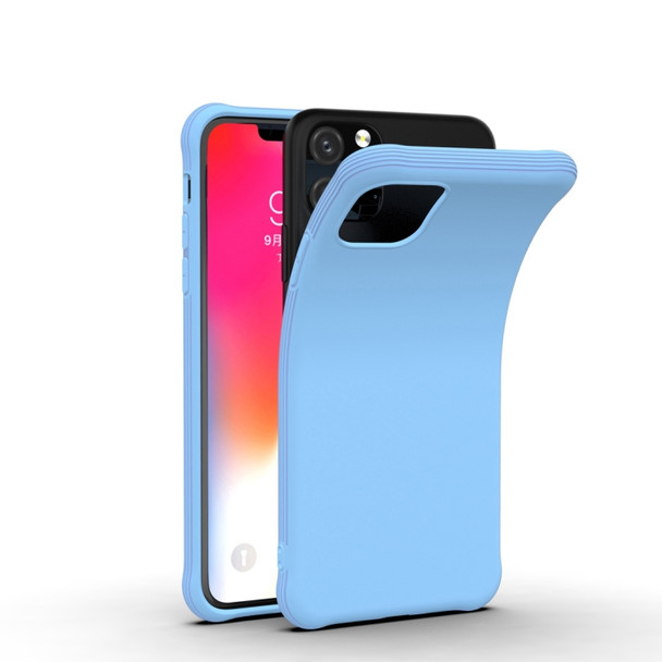 For iPhone 11 Pro Shockproof Frosted Ultra-thin TPU Protective Case(Ice Blue)