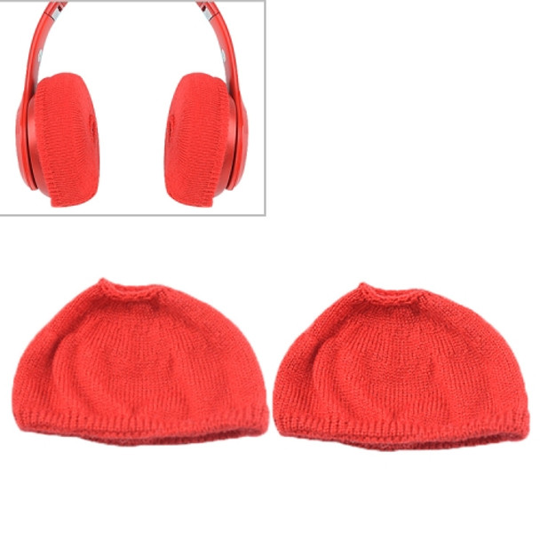 2 PCS Knitted Headphone Dustproof Protective Case for Beats Solo2 / Solo3(Red)