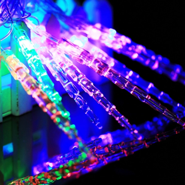 7m Icicle Pendants Decoration String Lights, 30-LED Multi-Colored Light  (AC 220V / EU Plug)(Transparent)
