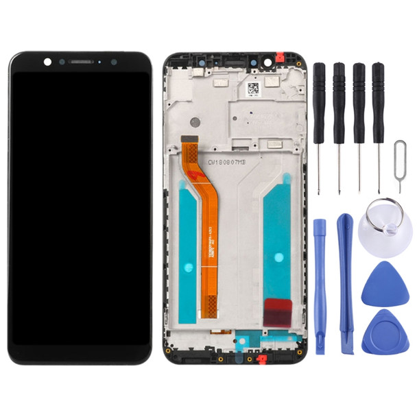 LCD Screen and Digitizer Full Assembly with Frame for Asus ZenFone Max Pro (M1) ZB601KL ZB602KL (Black)