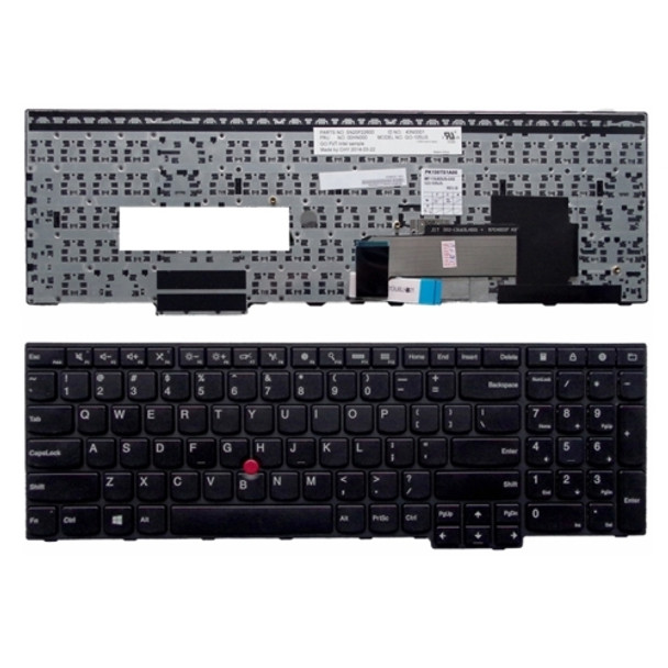 US Version English Laptop Keyboard with Pointing Sticks for Lenovo IBM Thinkpad E550 / E555 / E550C