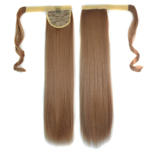 22# Invisible Seamless Bandage-style  Wig Long Straight Hair Wig Ponytail