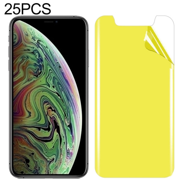 25 PCS For iPhone XS Max Soft TPU Full Coverage Front Screen Protector