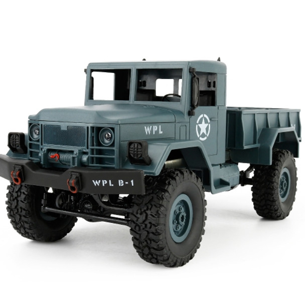 WPL  B-14 1:16 Mini 2.4G 4WD RC Crawler Off Road Car with Light RTR(Blue)