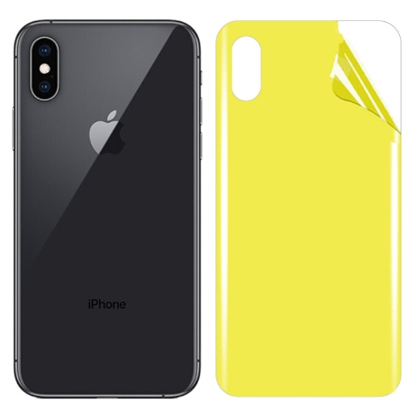 For iPhone XS Max Soft TPU Full Coverage Back Screen Protector