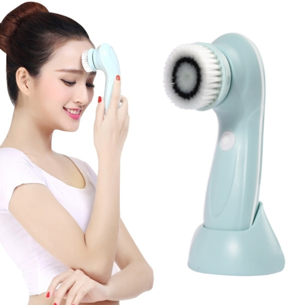 1.2W USB Charging Electronic Cleaning Face Beauty Instrument Pores Nose Blackhead Facial Cleansing Brush(Blue)