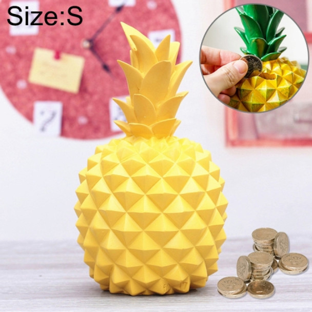 Creative Lovely Jelly-colored Pineapple Shape Resin Money Coin Bank Home Decoration, Size: 13.5*7cm, Random Color Delivery