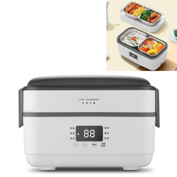 F36 Electric Lunch Box Automatic Heating and Insulation Can be Plugged in Mini  Office Workers Double Steamed Rice Box