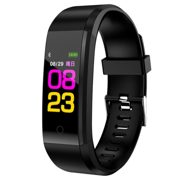 ID115 Plus Smart Bracelet Fitness Heart Rate Monitor Blood Pressure Pedometer Health Running Sports SmartWatch for IOS Android(black)